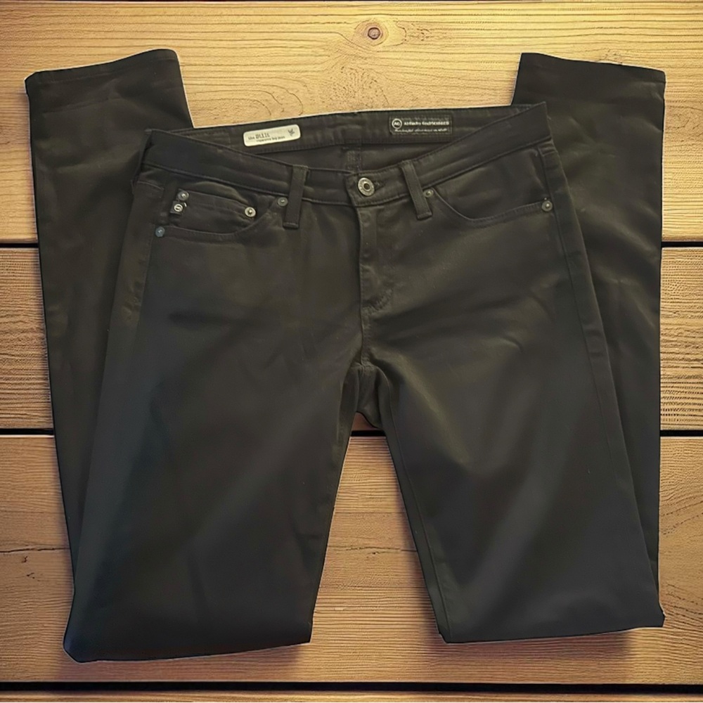 AG Adriano Goldschmidt “the Stilt” Cigarette Leg Black Slim Fit Jeans | Size 26R